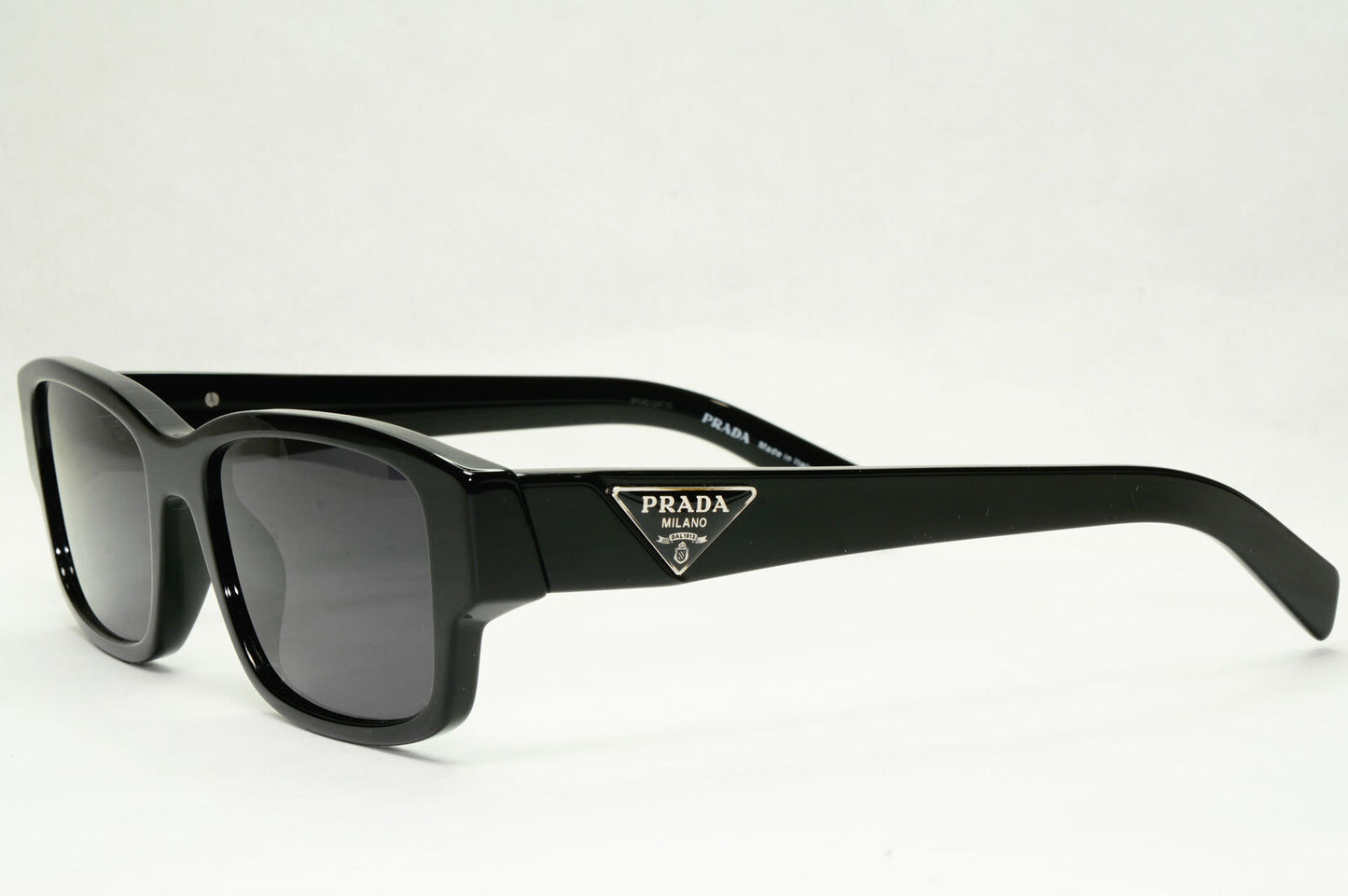 Prada Sunglasses Black Triangle Logo Symbole PR07ZV VPR 07Z 1AB-1O1