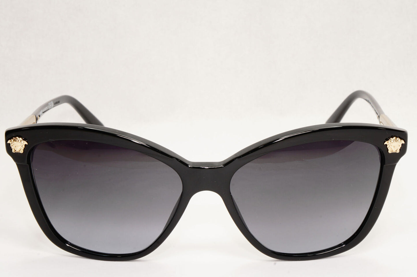 Versace Sunglasses Gold Black Gradient Smoke Medusa Square MOD VE 4313 GB1/8G
