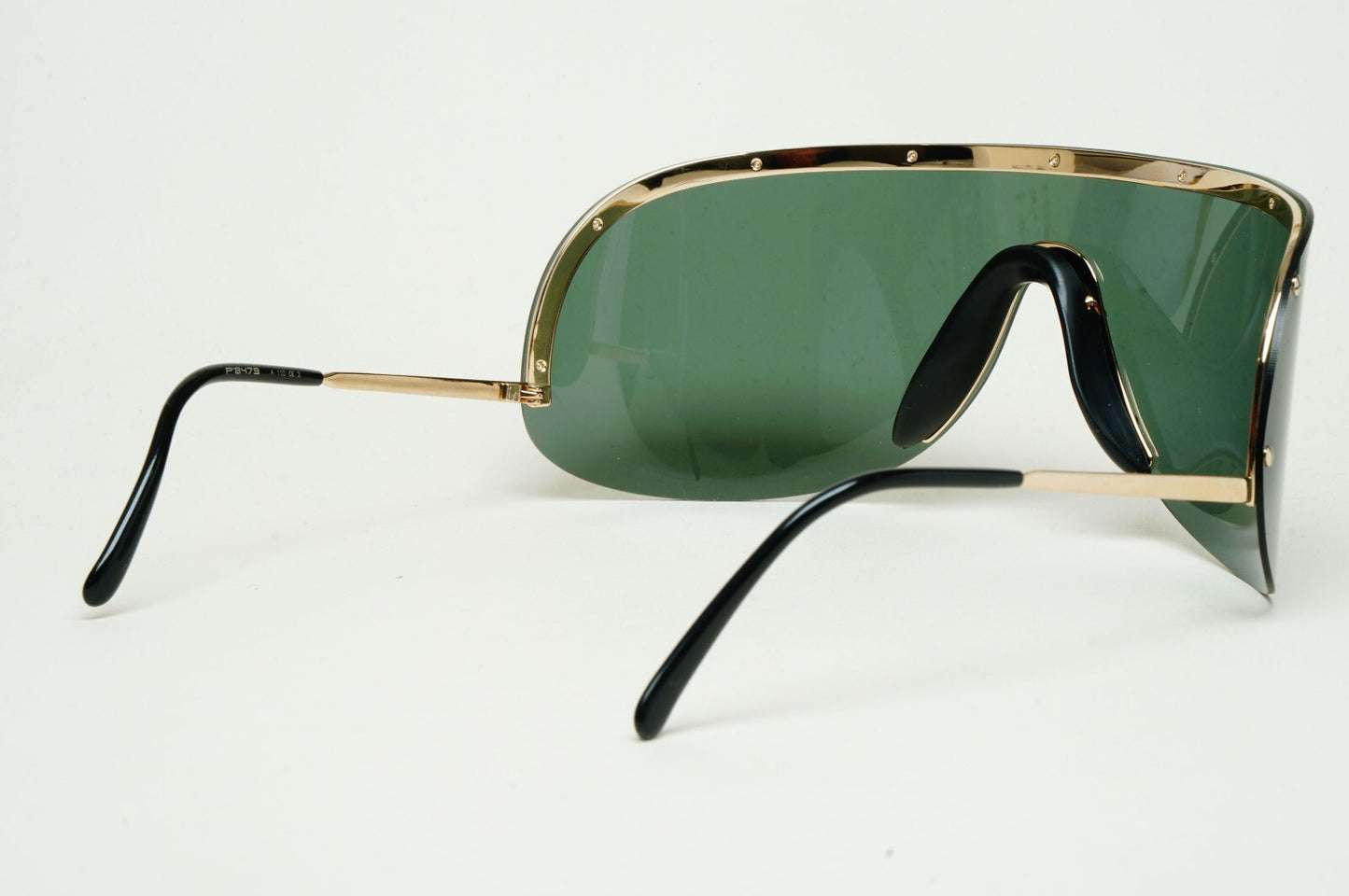 Porsche Design Sunglasses Titanium Green Gold P8000 Series Shield Visor P8479 A