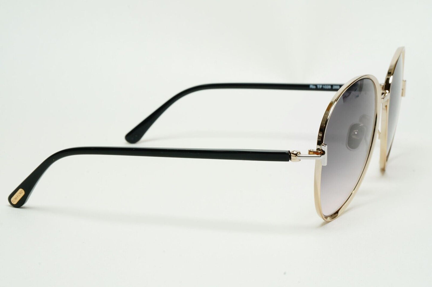 Tom Ford Sunglasses Rio Gold Black Grey Gradient Metal Pilot FT1028 TF 1028 28B