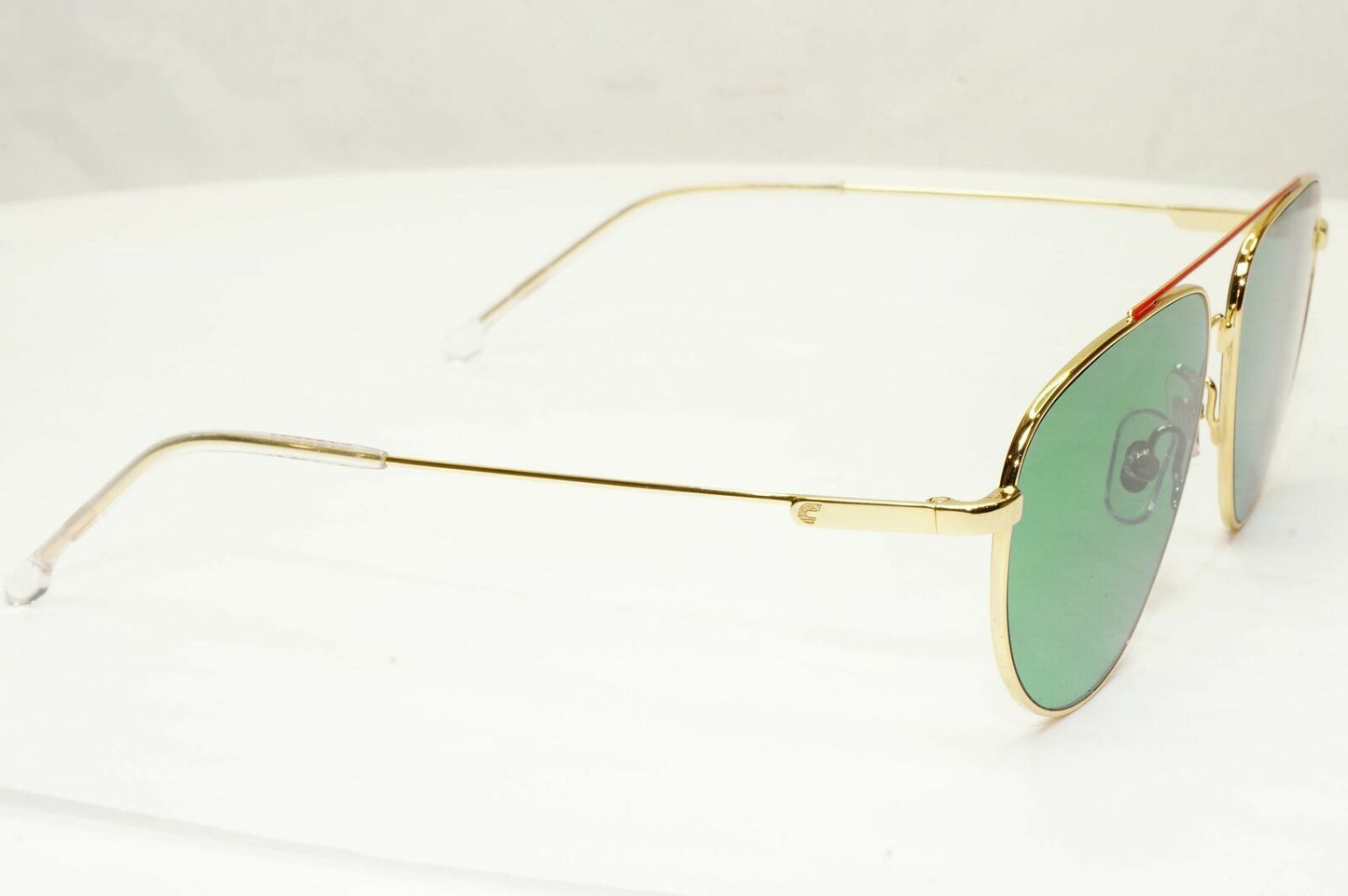 Carrera Gold Sunglasses Mens Shiny Metal Green Pilot Mens 2014 T/S J5GKU