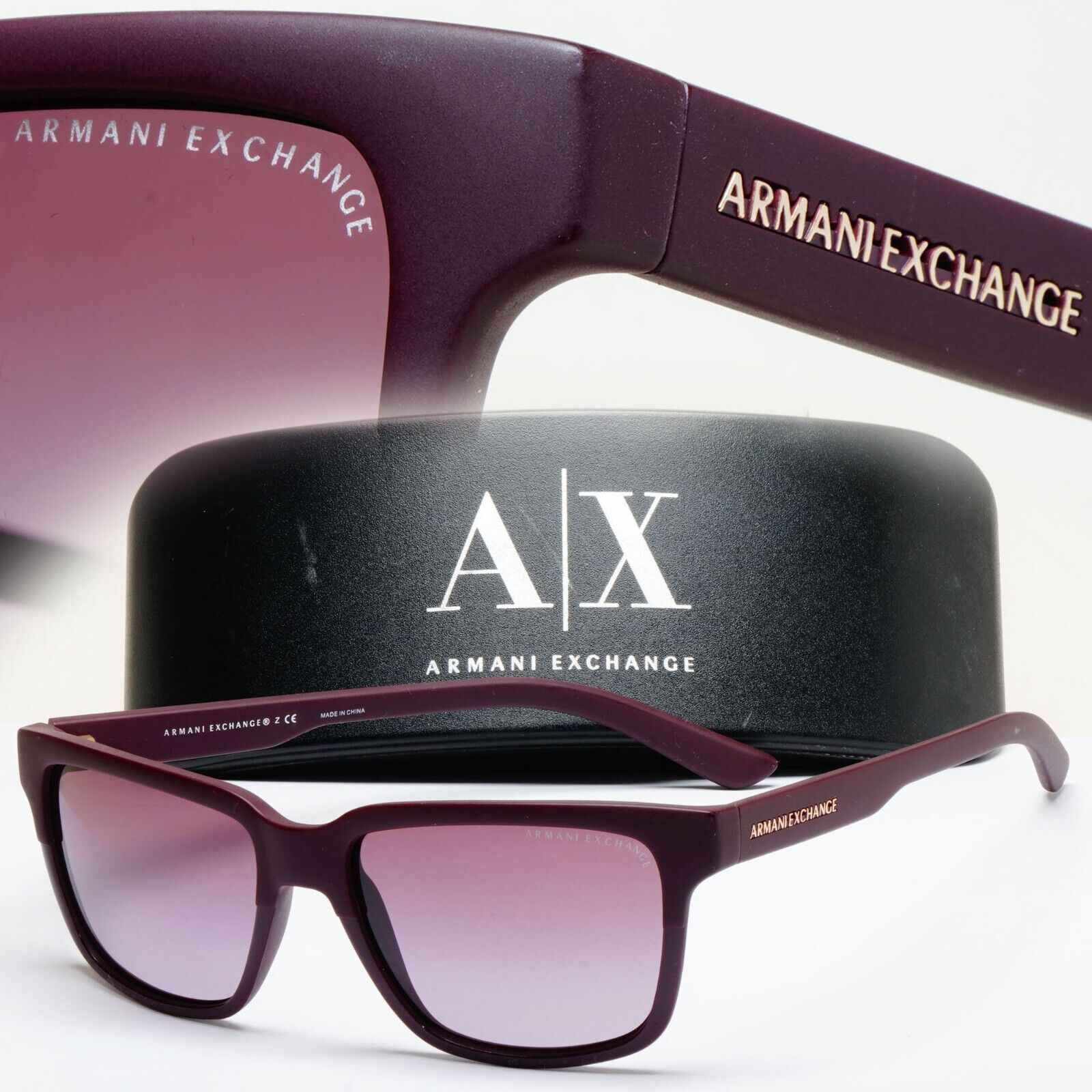 Armani Exchange Sunglasses 2015 Dark Bordo Brown AX 4026 8137/8H 221124