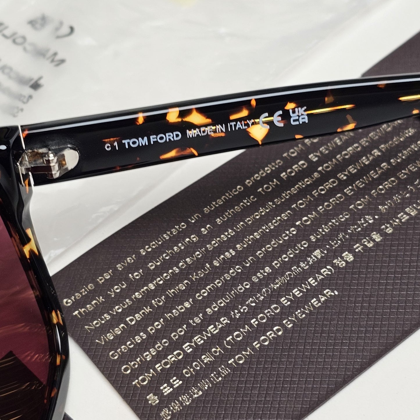 Tom Ford Sunglasses Thor Brown Dark Havana Red Bordo FT0777 TF 777 52S