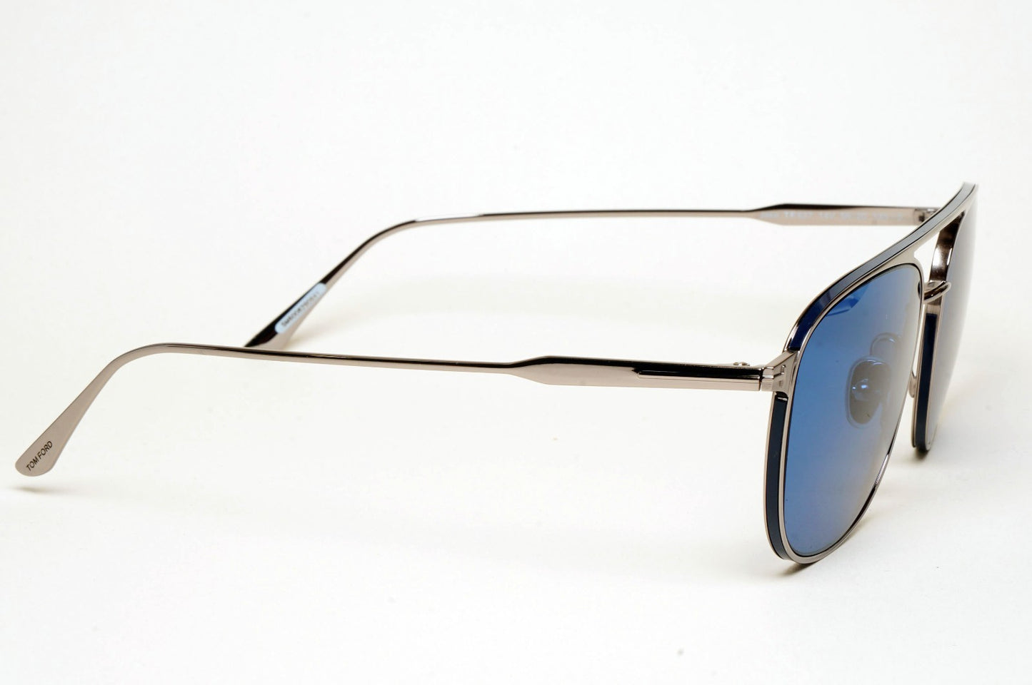 Tom Ford Sunglasses Jake Pilot Metal Blue Ruthenium Silver FT0827 TF 827 14V