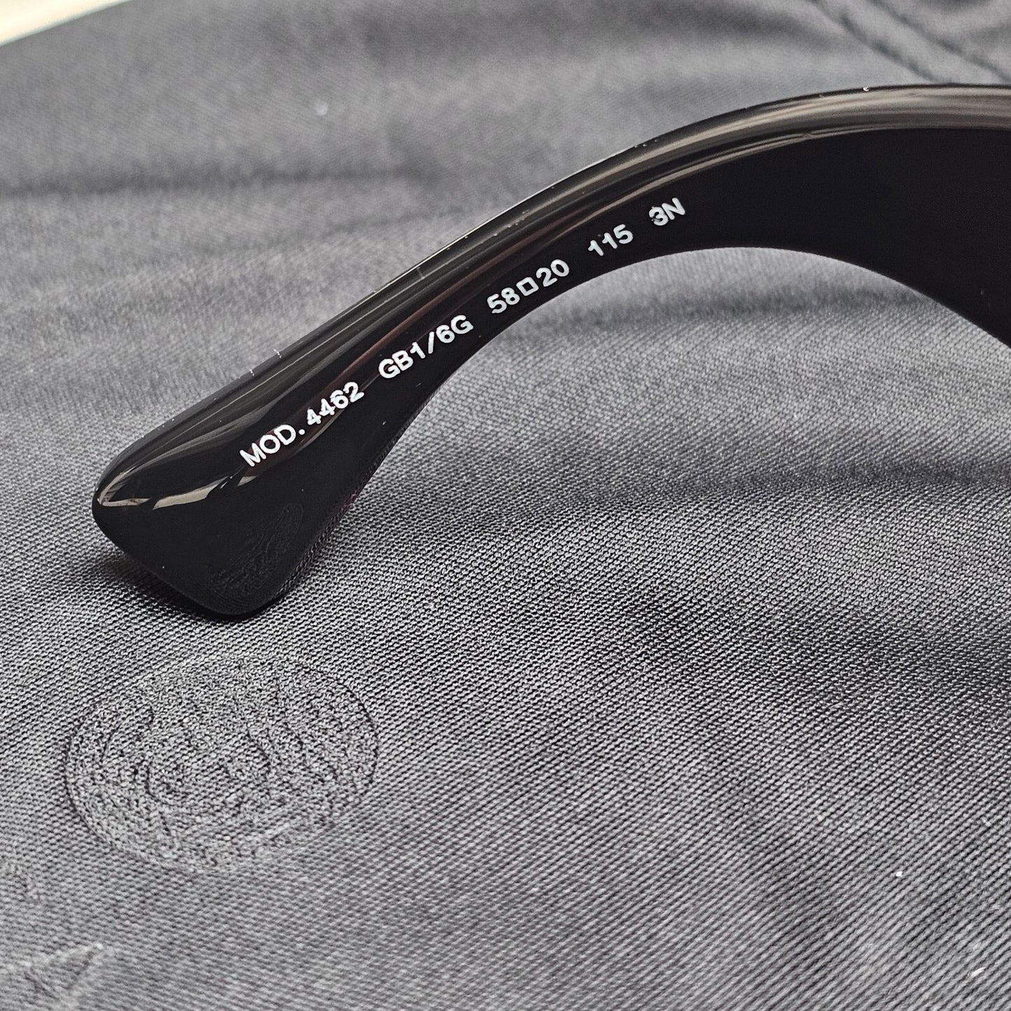 Versace Sunglasses Black Silver Gold Medusa Large Oversized MOD VE 4462 GB1/6G