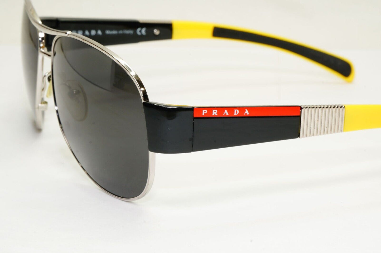 Prada Sunglasses 2006 Vintage Pilot Black Rossa PS51HS SPS 51H 7OT-3M1 111223