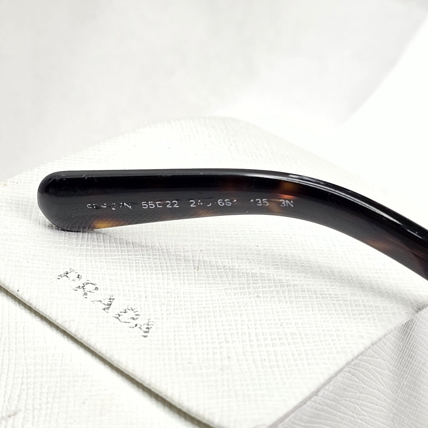 Prada Sunglasses Baroque Swirl Round Brown PR27NS SPR 27N 2AU-6S1 120124
