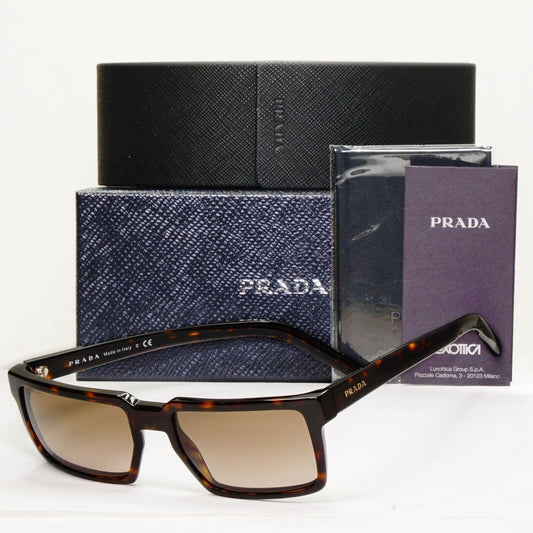 Prada Sunglasses Technique Brown Tortoiseshell Square PR03SS SPR 03S 2AU-1X1