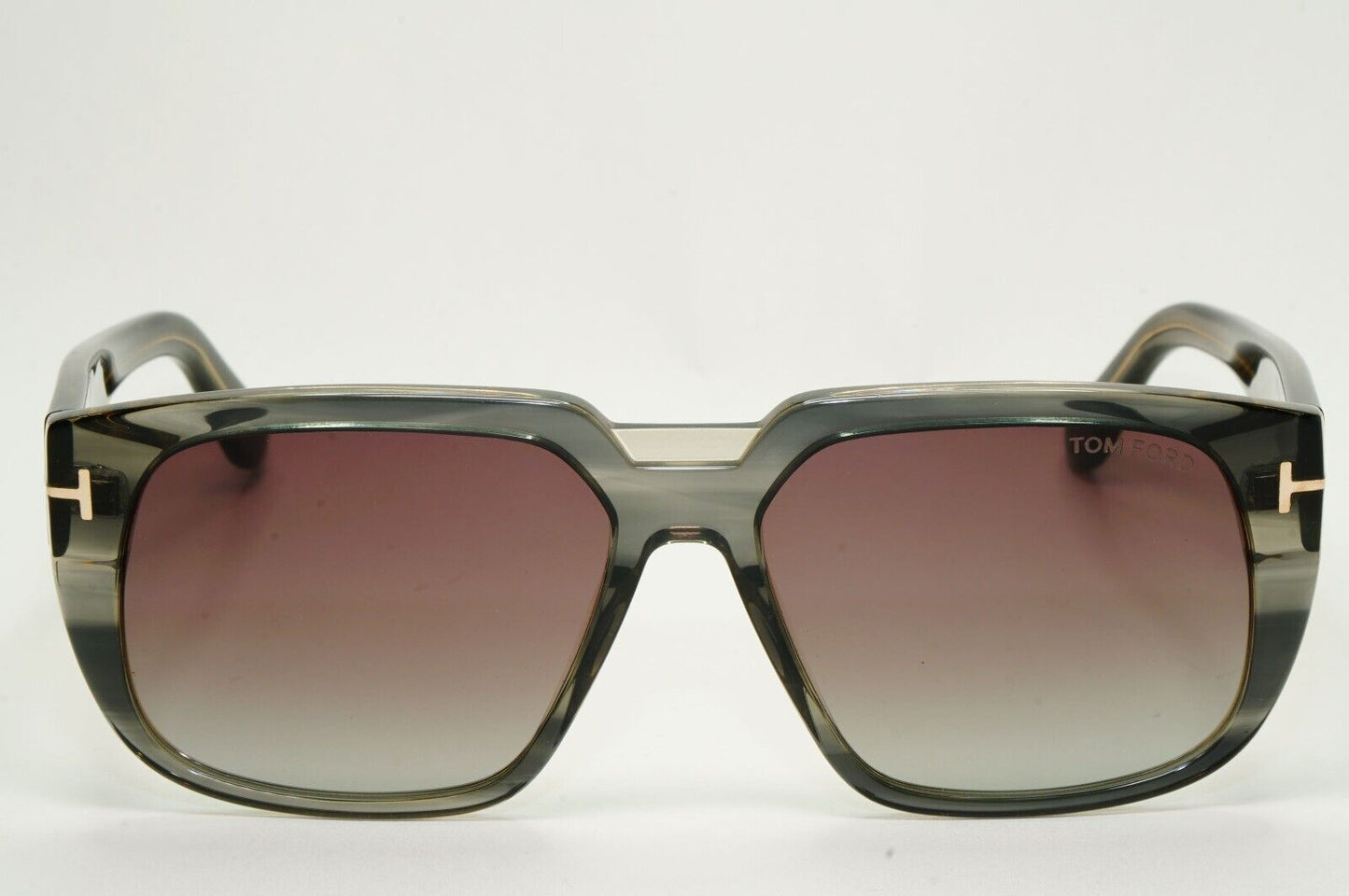 Tom Ford Sunglasses Oliver-02 Grey Brown Gradient Square FT1025 TF 1025 56F 56mm