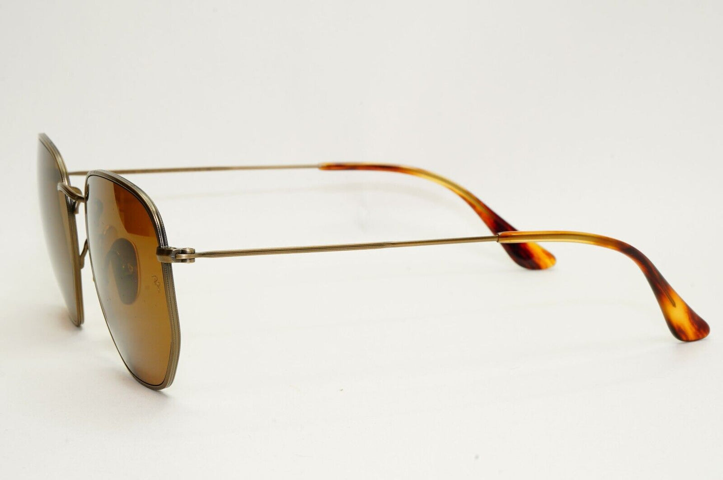 Ray-Ban Sunglasses Hexagonal Titanium Polarised Brown RB 8148 9207/57 54mm
