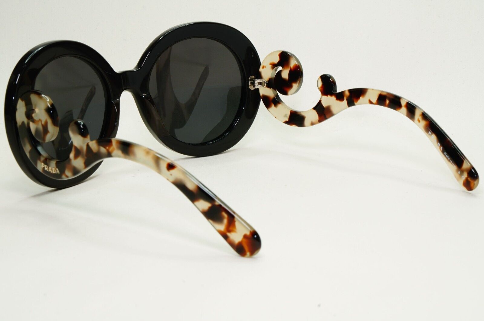 Prada Sunglasses Swirl Baroque Round Brown Black PR27NS SPR 27N UAO-4O0 250924