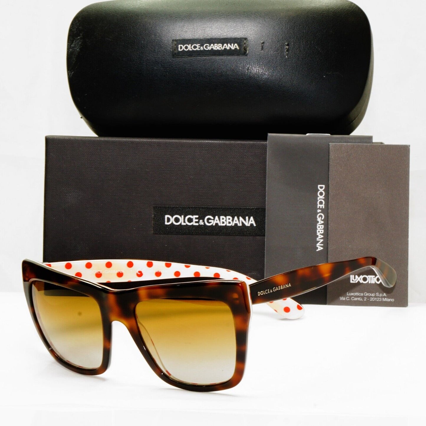 Dolce & Gabbana Sunglasses Brown Tortoise Square Oversized DG 4228 2872/T5 29907