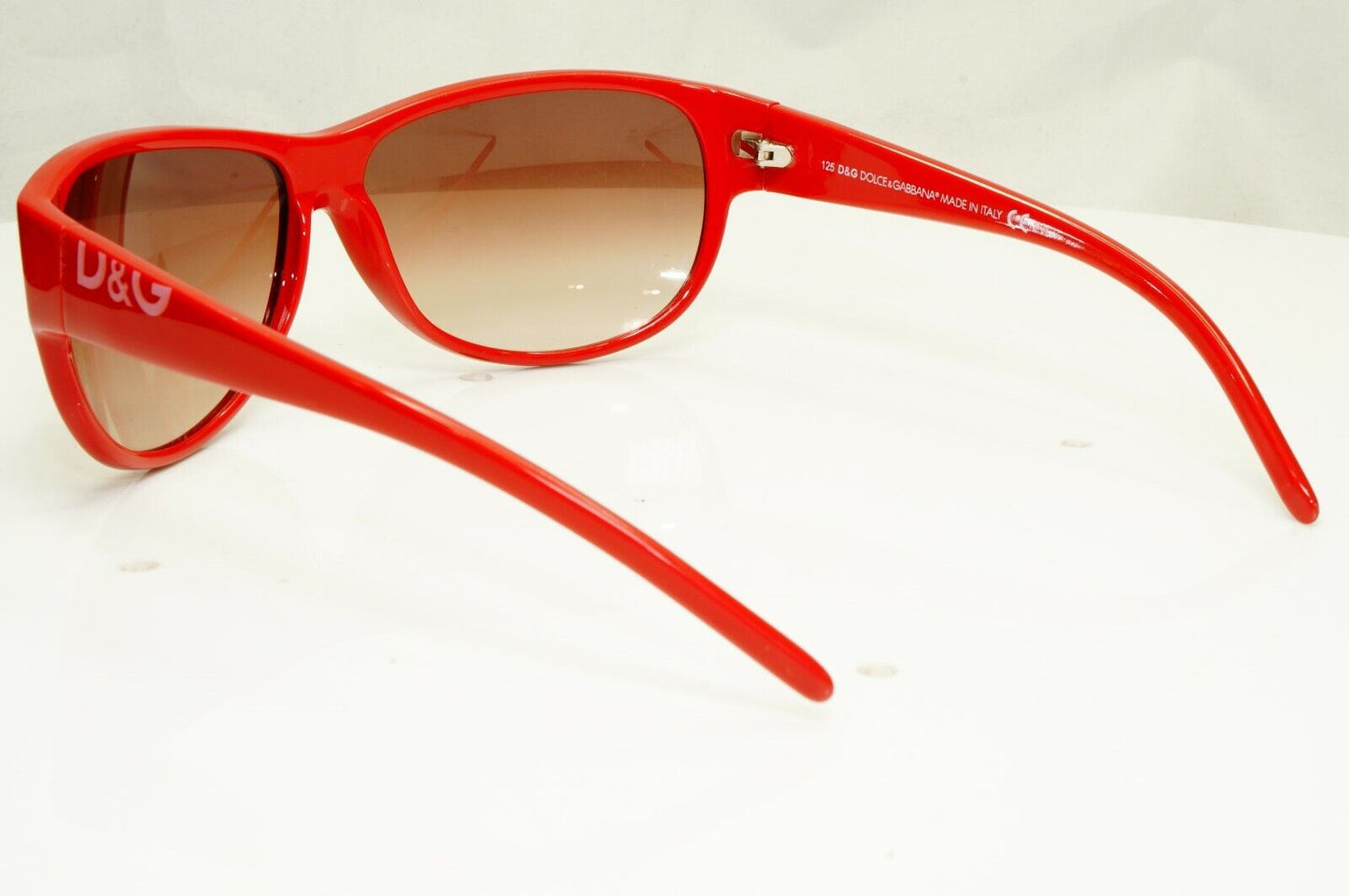 Authentic DOLCE & GABBANA Mens Womens Vintage Sunglasses Red D&G 2213 482 27467