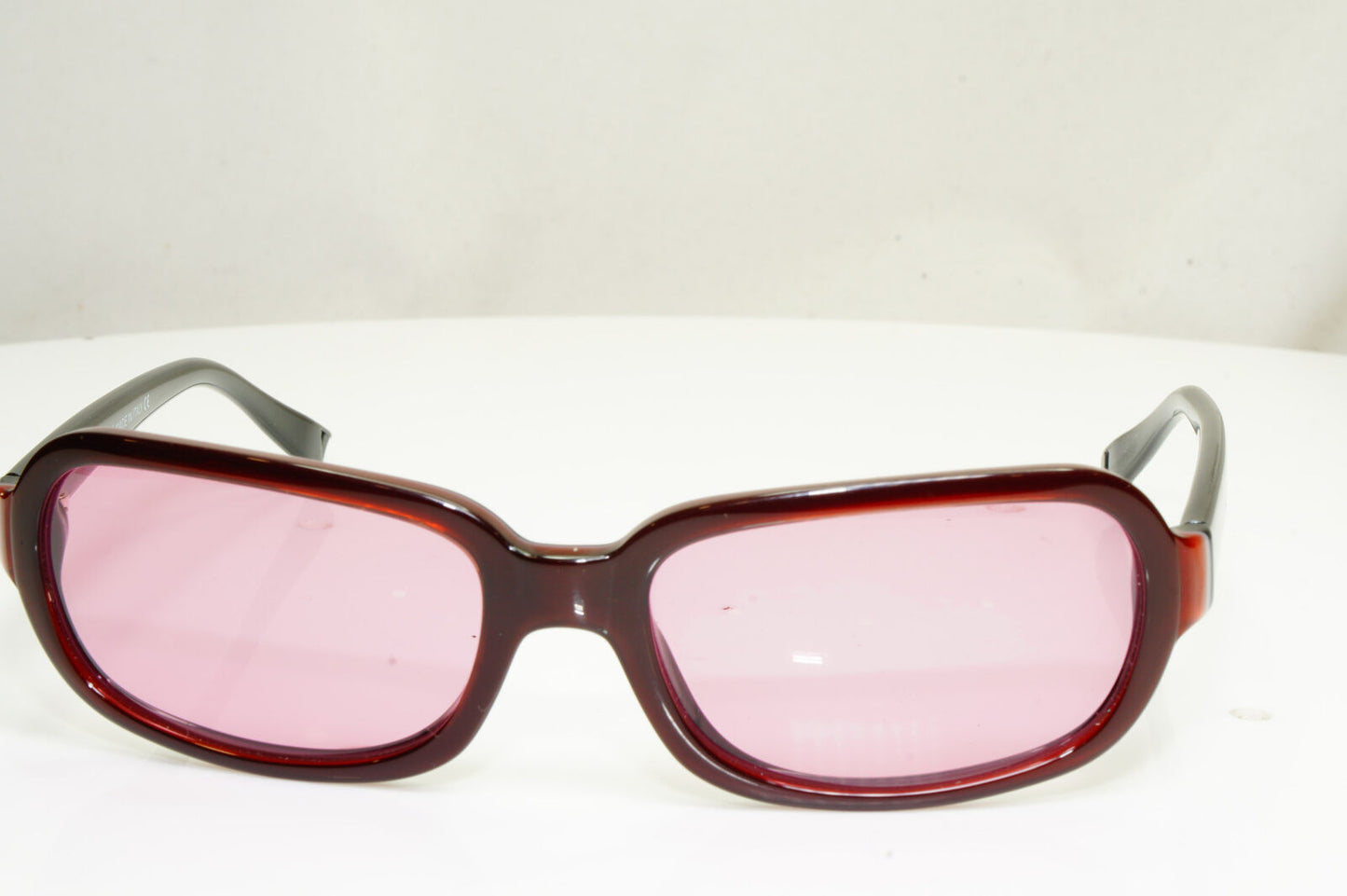 Emporio Armani 1999 Vintage Mens Womens Sunglasses Black Burgundy 623 474 30699