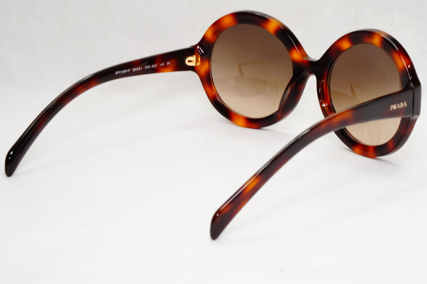 Prada Sunglasses 2015 Brown Round Tortoise PR06RS-F SPR 06R-F TKR-3D0 140124