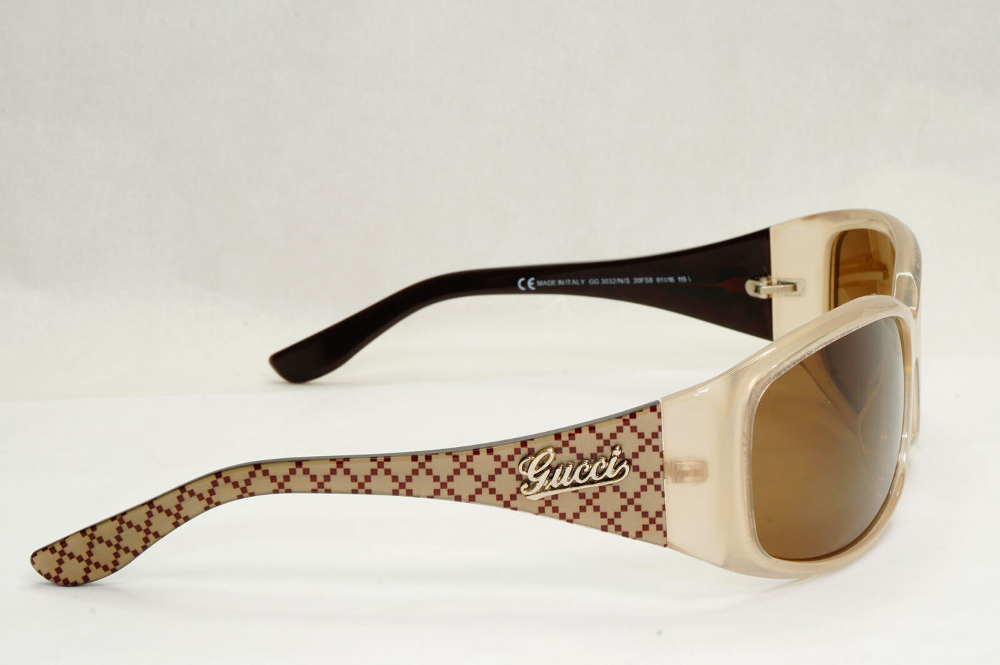 Gucci Sunglasses 2006 Vintage Monogram Unisex Square GG 3032/N/S 20FS8 060324