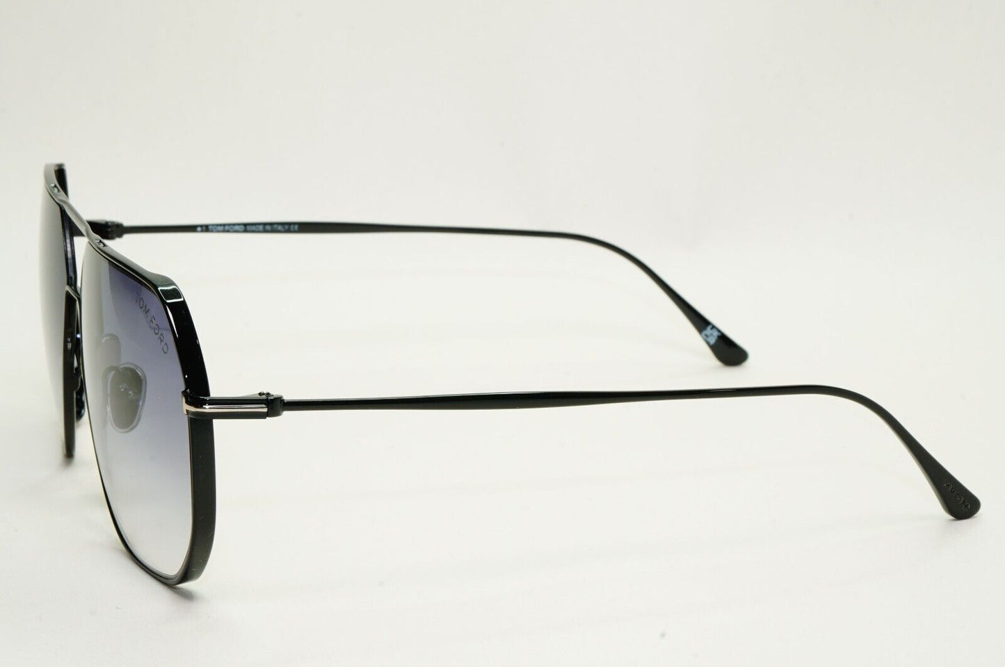 Tom Ford Sunglasses Gilles-02 Black Grey Metal Square FT0852 TF 852 01B 61mm