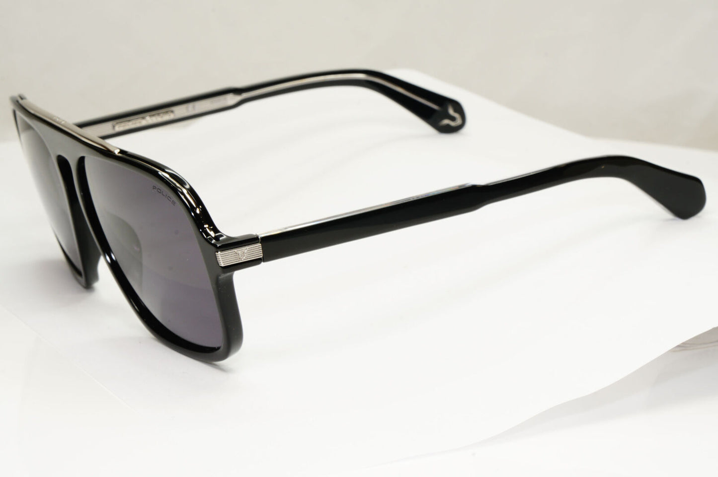 Police Lewis Hamilton F1 Sunglasses Black Silver Lewis 38 SPL E20 COL 700K