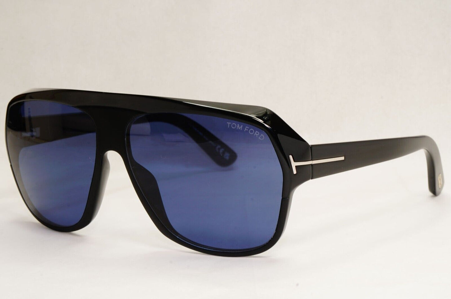 Tom Ford Sunglasses Hawkings-02 Black Glossy Dark Blue FT0908 TF 908 01V 62mm
