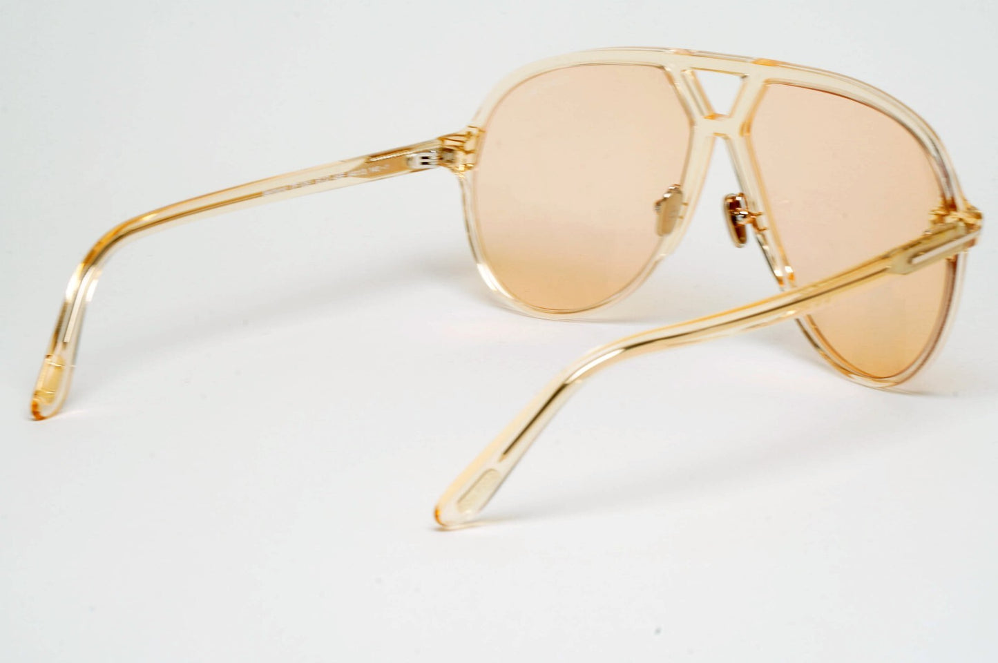 Tom Ford Sunglasses Bertrand Honey Light Brown Transparent FT1061 TF 1061 45E