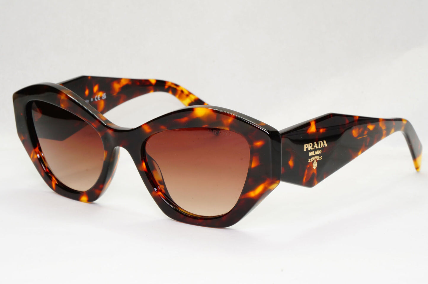 Prada Sunglasses Symbole Honey Havana Brown Gradient PR07YS SPR 07Y VAU-6S1