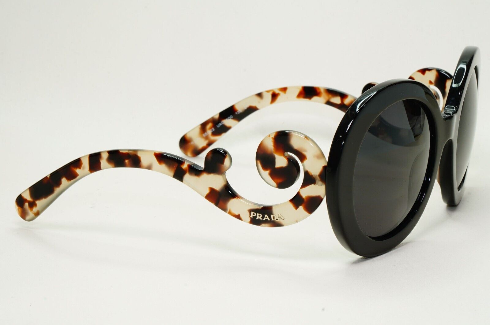 Prada Sunglasses Swirl Baroque Round Brown Black PR27NS SPR 27N UAO-4O0 250924