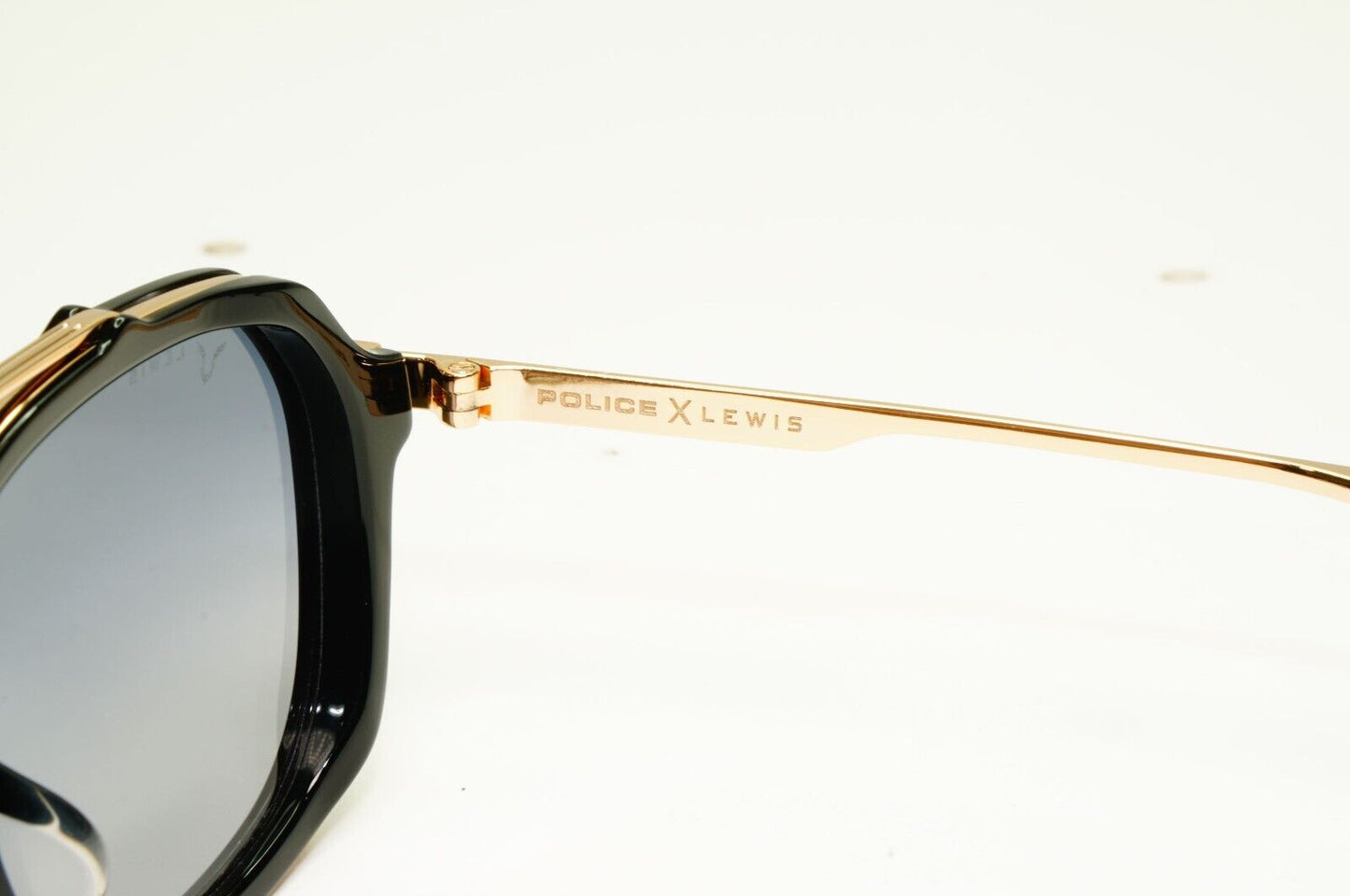 Police Sunglasses Lewis Hamilton F1 Black Gold Smoke Gradient SPL A26 COL 0300
