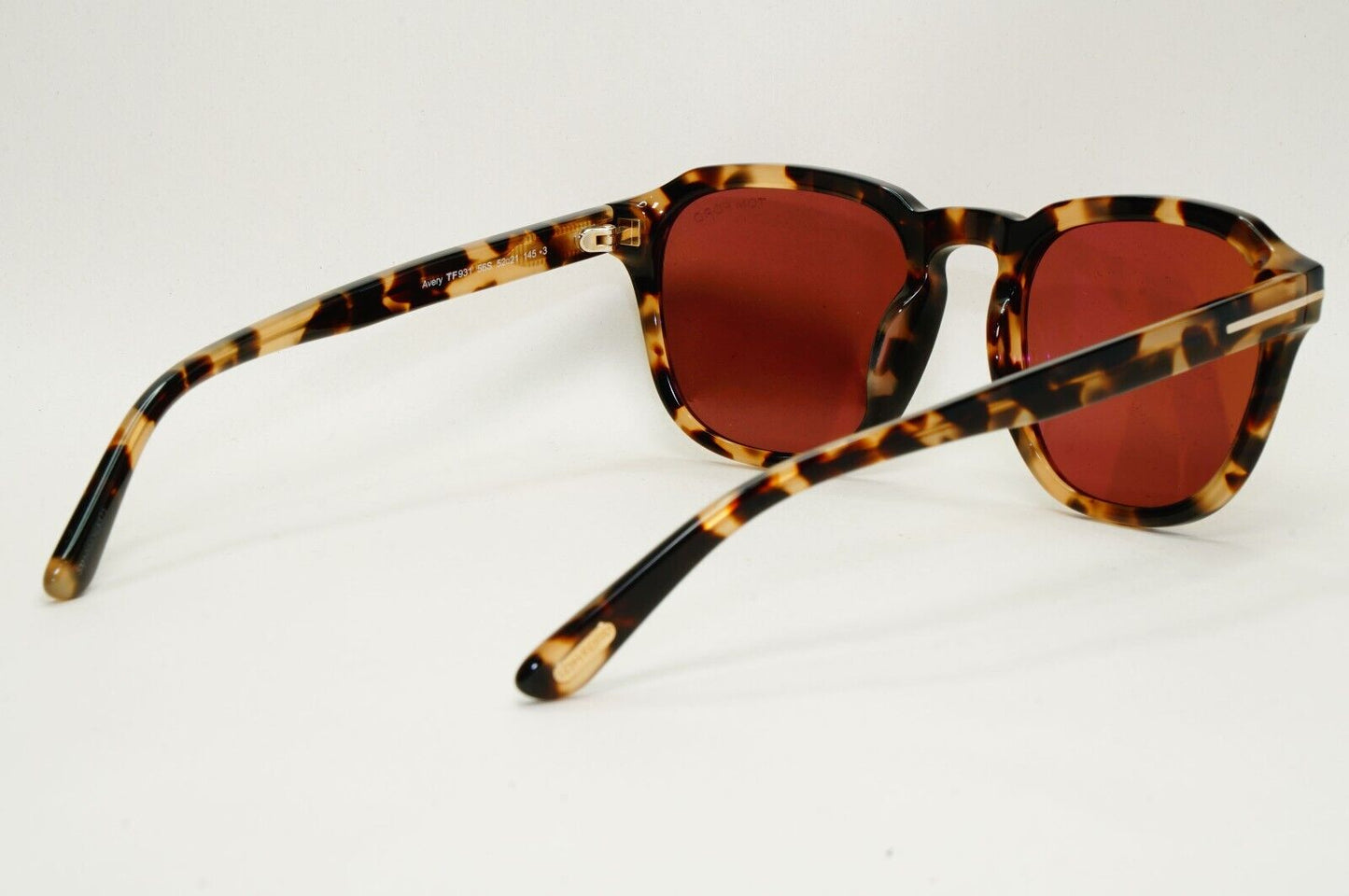 Tom Ford Sunglasses Avery Brown Tortoise Bordo Red FT0931 TF 931 56S