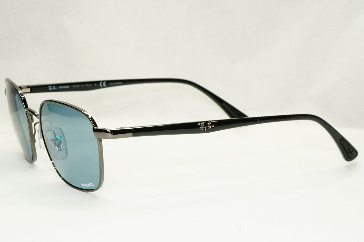 Ray-Ban Sunglasses Polarized Chromance Gunmetal Grey Blue RB 3664-CH 004/BA 50mm