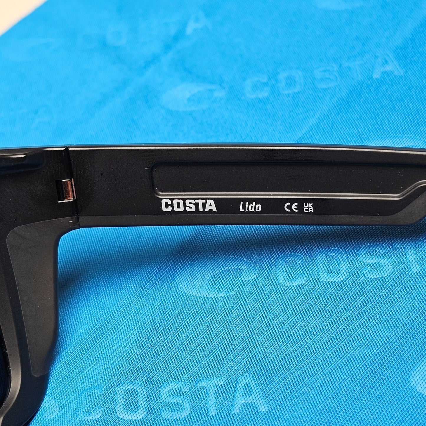 Costa Del Mar Sunglasses Lido Polarized Blue 580P Mirror Black 06S9104 04 57mm