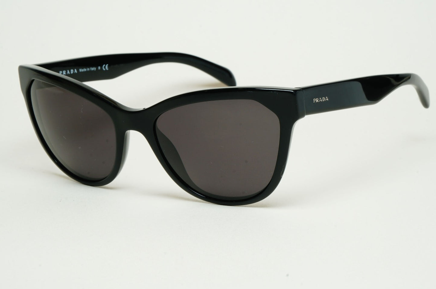 Prada Sunglasses 2015 Black Cat Eye Square PR15VS SPR 15V 1AB-5S0 56mm 100325