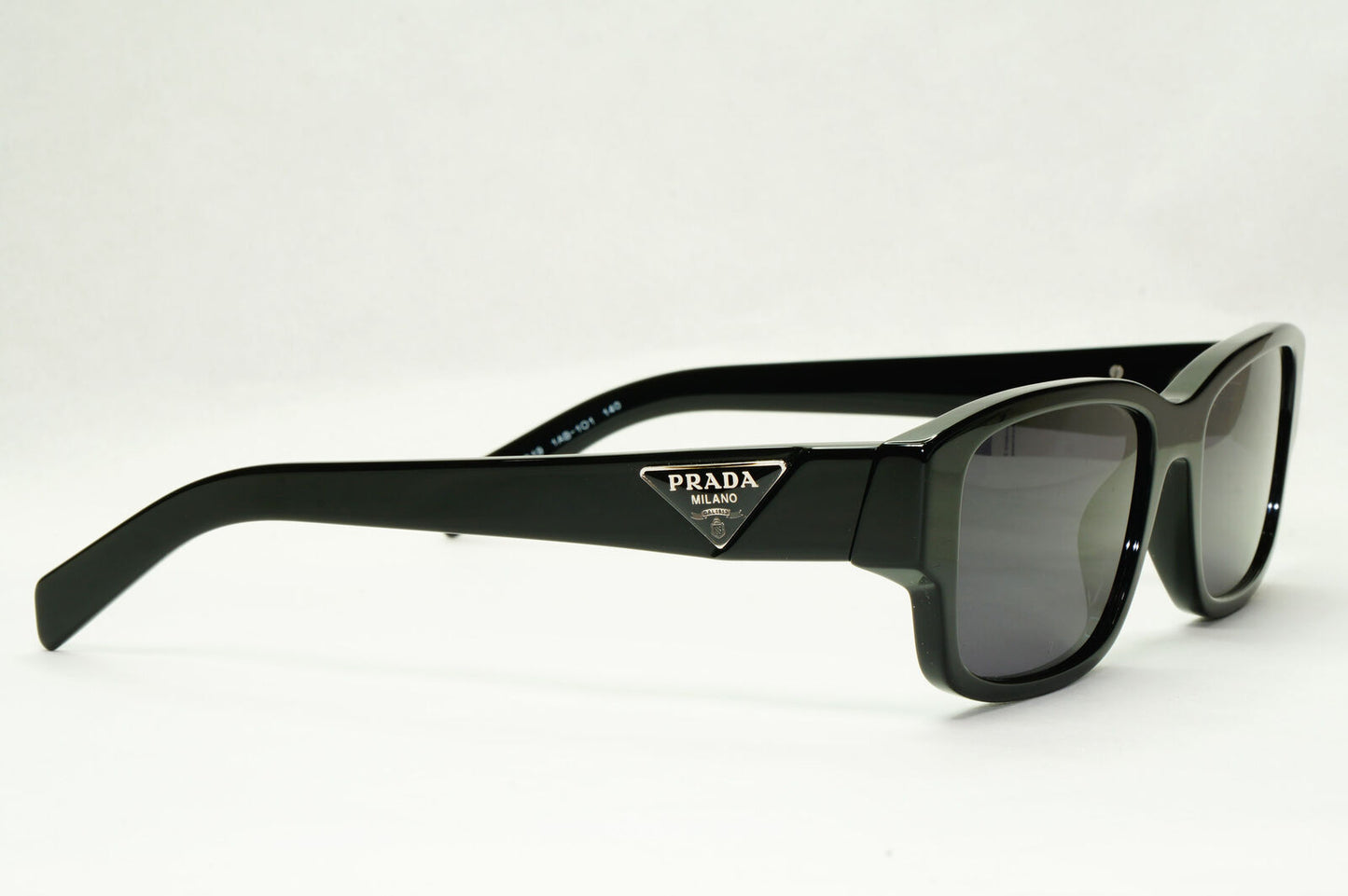 Prada Sunglasses Black Triangle Logo Symbole PR07ZV VPR 07Z 1AB-1O1