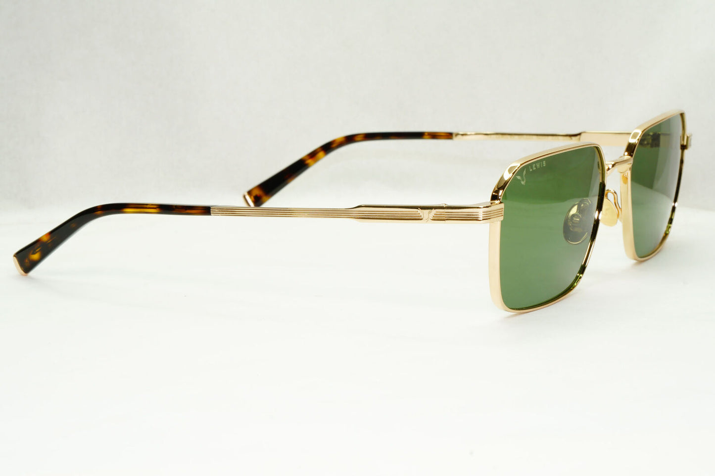 Police x Lewis Hamilton Sunglasses F1 Gold Green SPL G33 Lewis 45 COL 0300