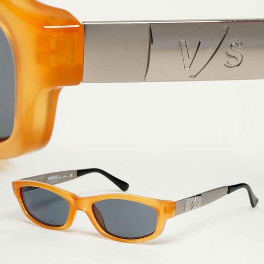 Versus Sunglasses 1996 by Gianni Versace Vintage Amber Honey MOD E83/M COL 692
