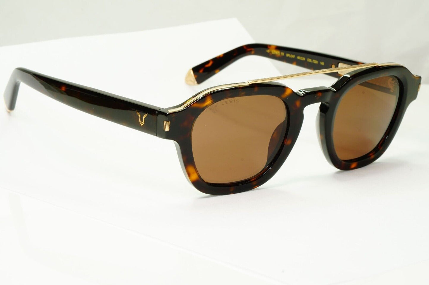 Police Lewis Hamilton F1 Sunglasses Brown Tortoiseshell Gold SPL C47 COL 722X [a