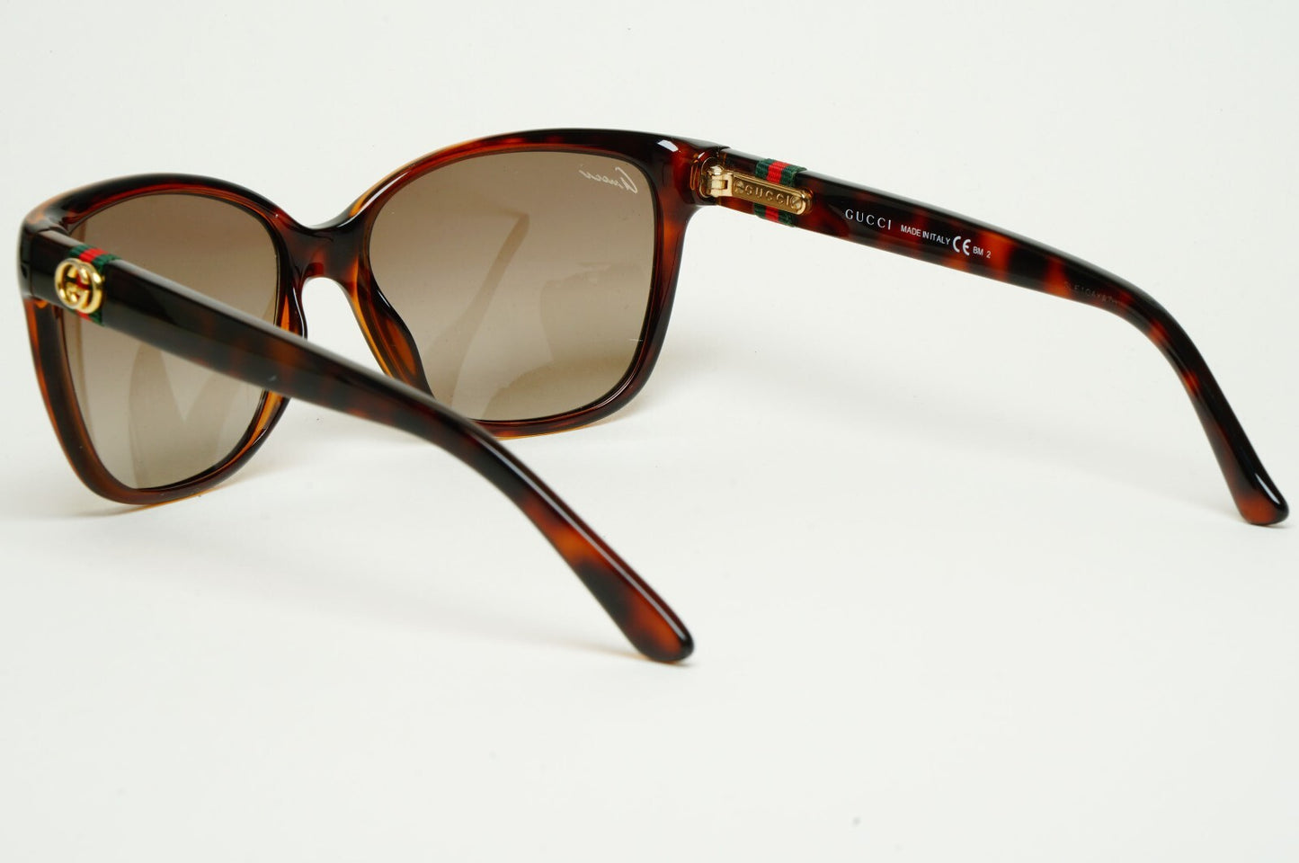 Gucci Sunglasses Ribbon 2012 Vintage Brown Gradient GG 3645/S DWJHA 56mm 130225