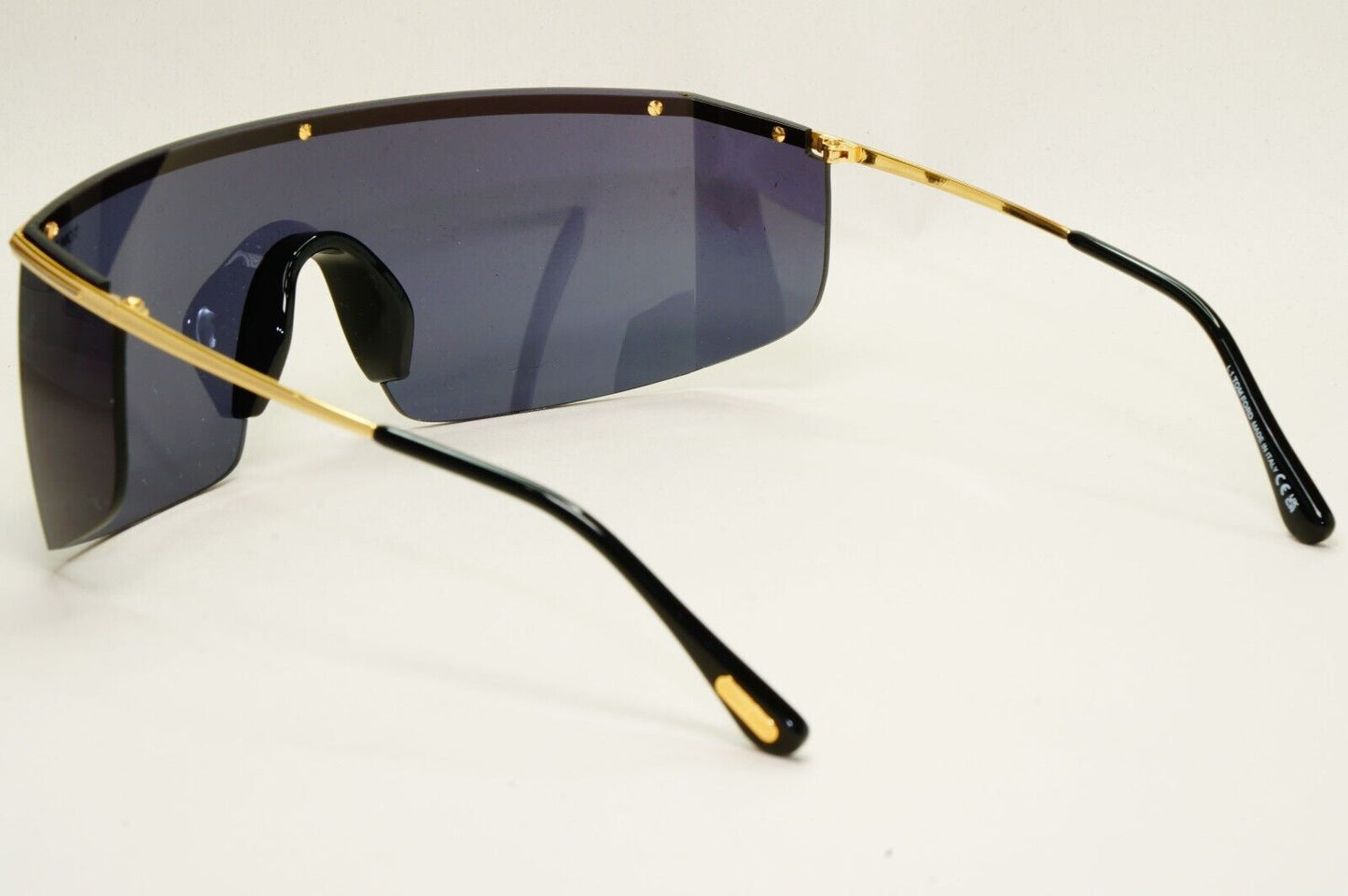 Tom Ford Sunglasses Pavlos-02 Gold Grey Shield Square FT0980 TF 980 30A