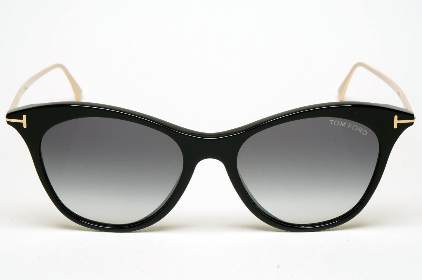 Tom Ford Sunglasses Micaela Black Gold Grey Smoke FT0662 TF 662 01B 53mm
