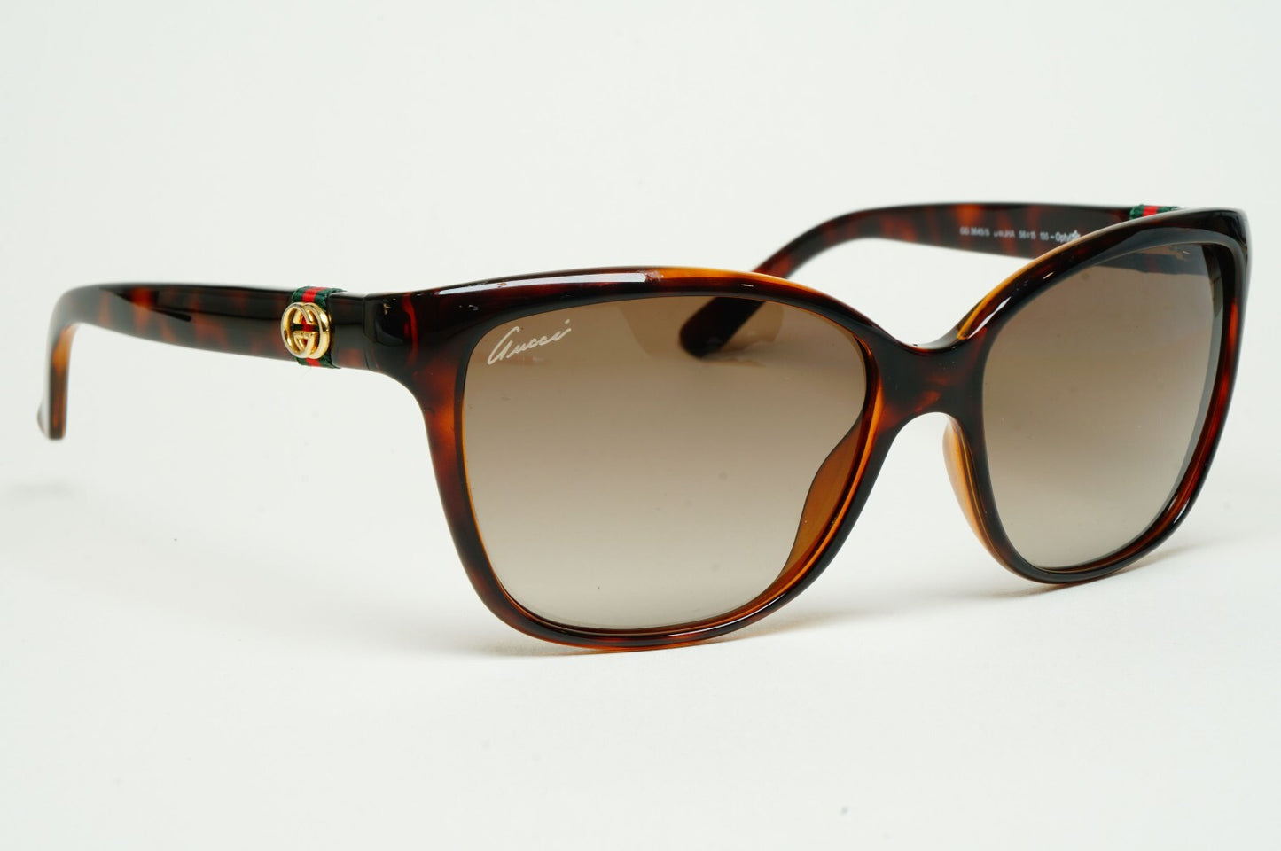 Gucci Sunglasses Ribbon 2012 Vintage Brown Gradient GG 3645/S DWJHA 56mm 130225