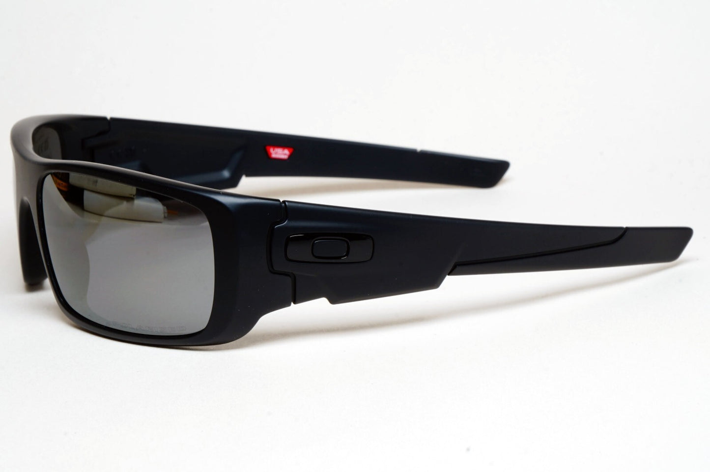 Oakley Sunglasses Polarized Crankshaft Black Matte Iridium Sport Wrap OO 9239 06