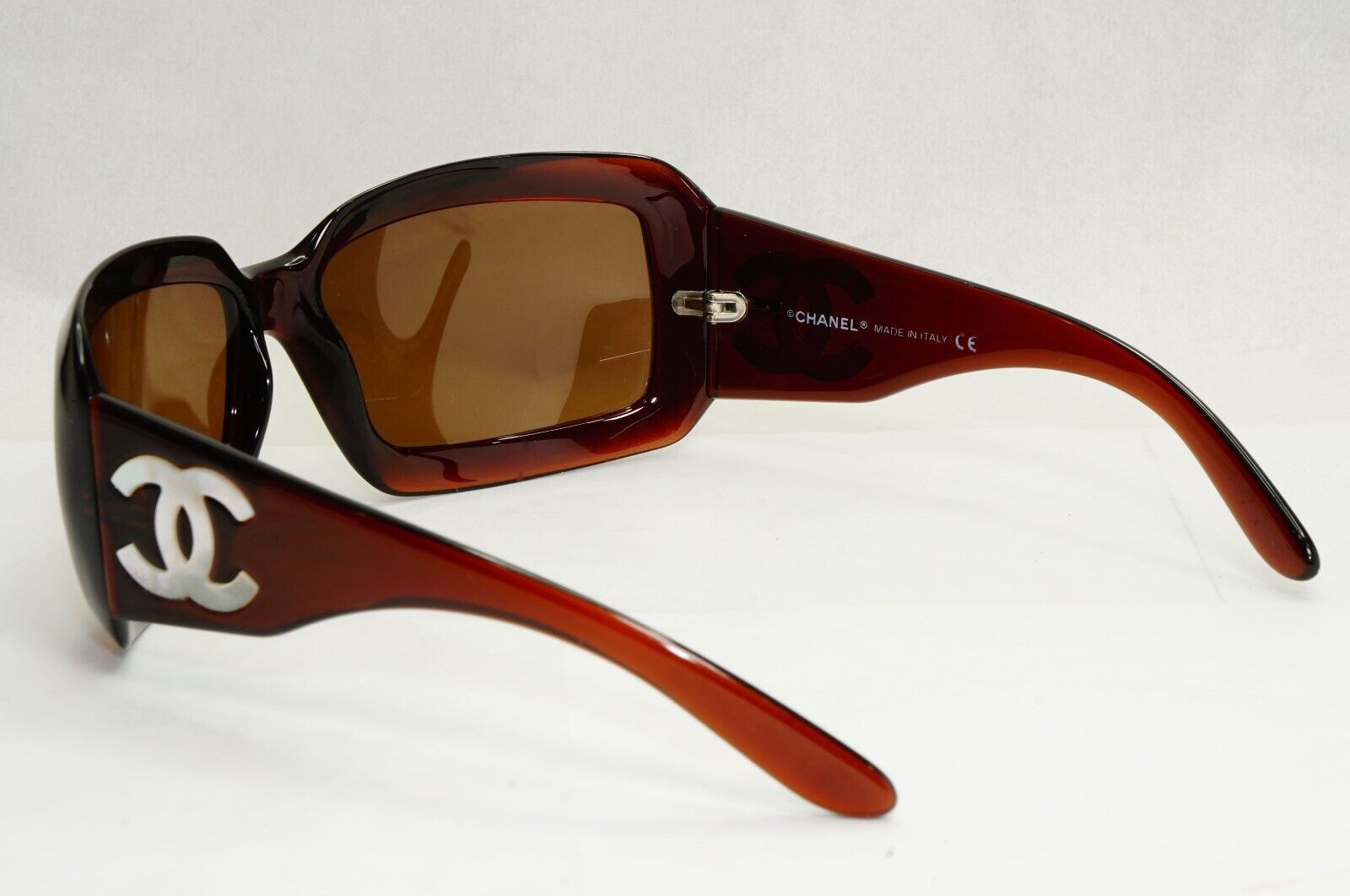 Chanel Sunglasses Mother of Pearl 2006 Vintage Brown 5076-H c.538/13 270324