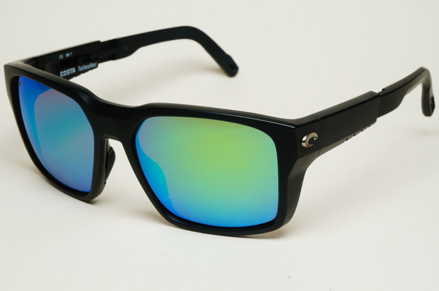 Costa Del Mar Sunglasses Tailwalker Polarized Green 580P Black 06S9003 16 56mm