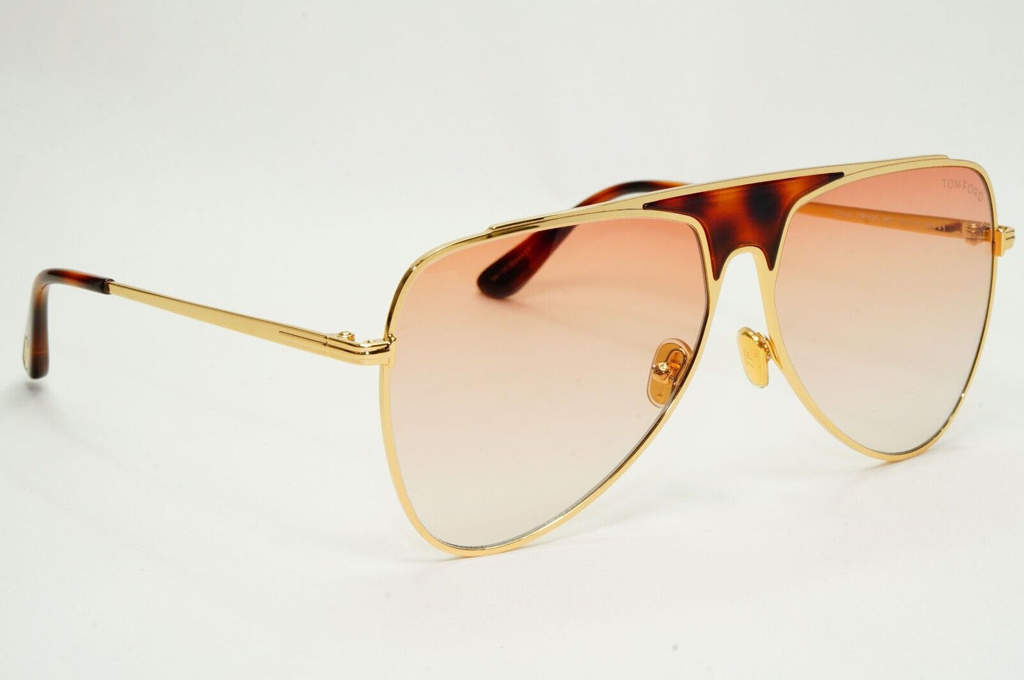 Tom Ford Sunglasses Ethan Gold Brown Gradient Metal Square FT0935 TF 935 30T