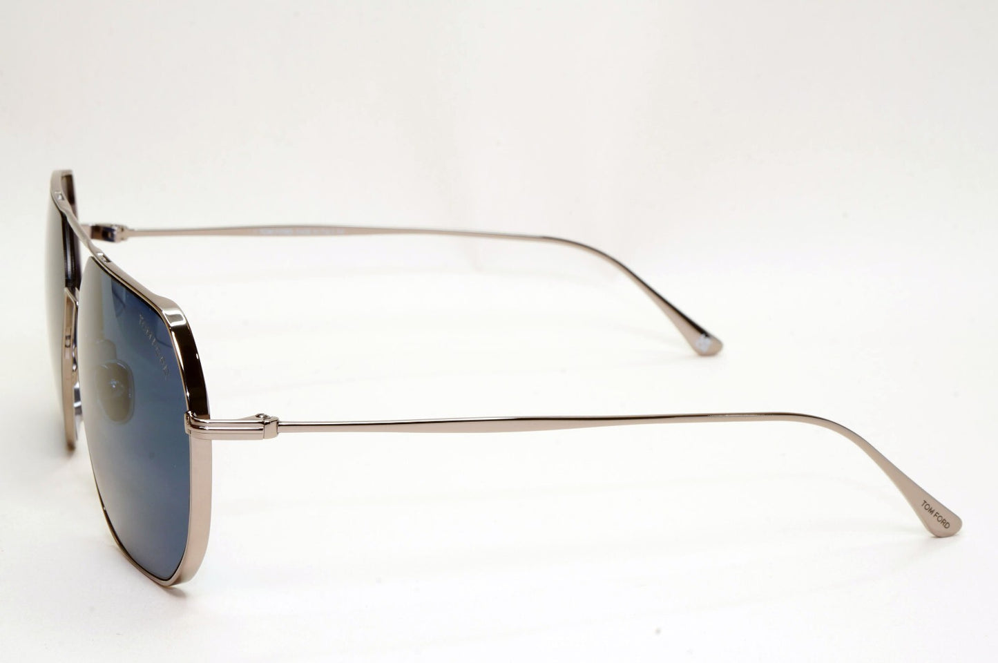 Tom Ford Sunglasses Gilles-02 Gunmetal Blue Navigator Pilot TF 852 14V 61mm