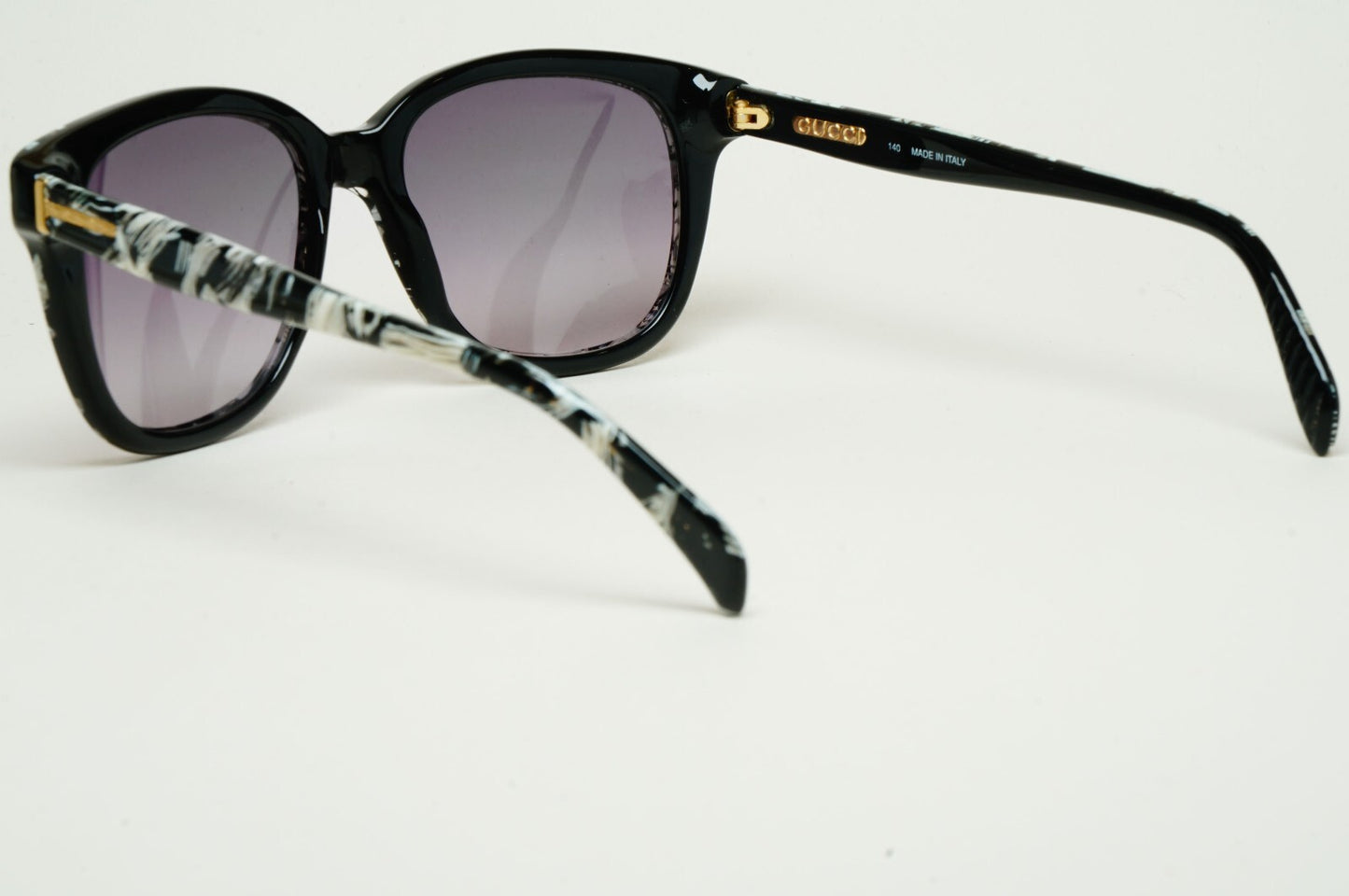 Gucci Sunglasses 1993 Vintage Marble Black White Grey GG 2142/S 91A 200225