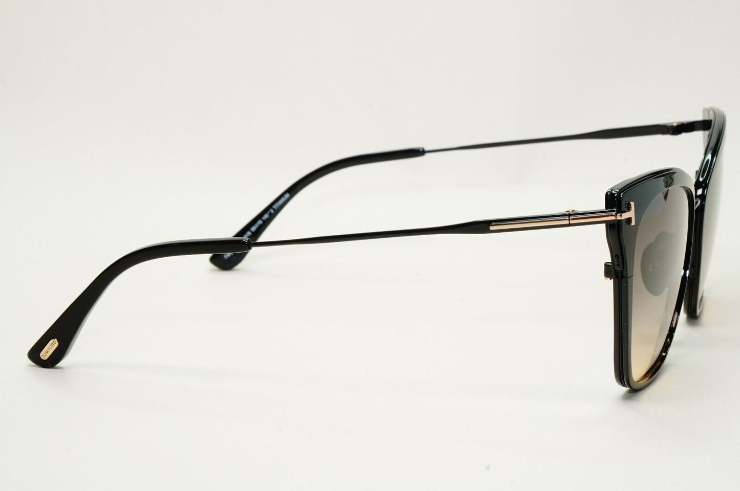Tom Ford Sunglasses Faryn Titanium Black Brown Grey Gradient TF0843 TF 843 01B