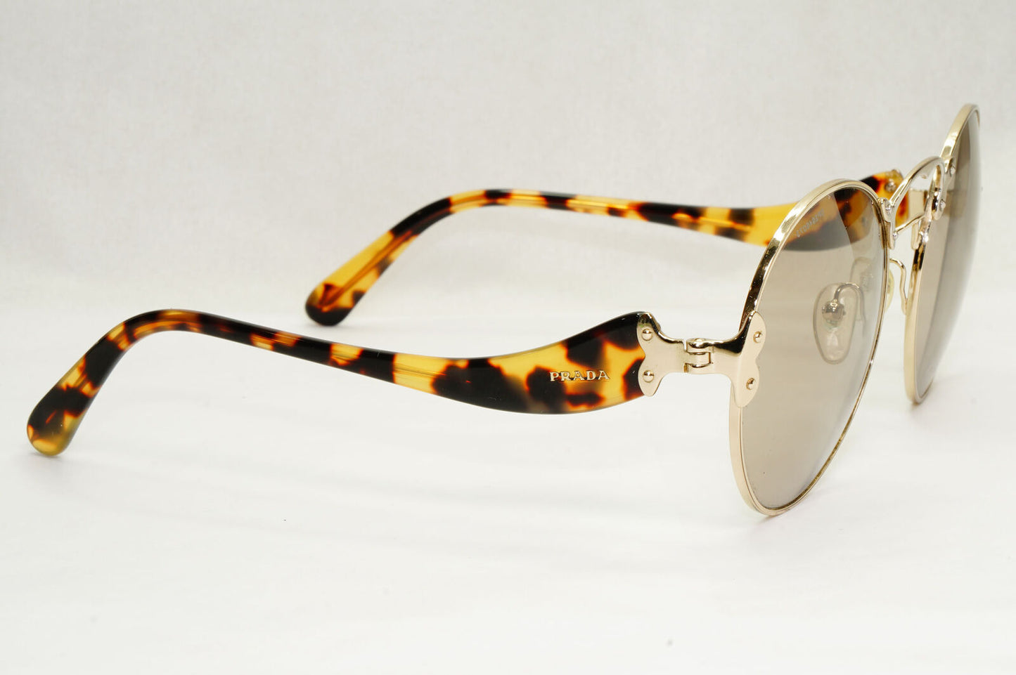 Prada Sunglasses 2016 Wanderer Gold Brown Ornate PR55TS SPR 55T ZVN-5J2 200124