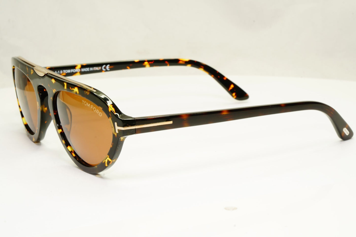 Tom Ford Sunglasses Milo-02 Brown Tortoise Gold FT0737 TF 737 56E 54mm