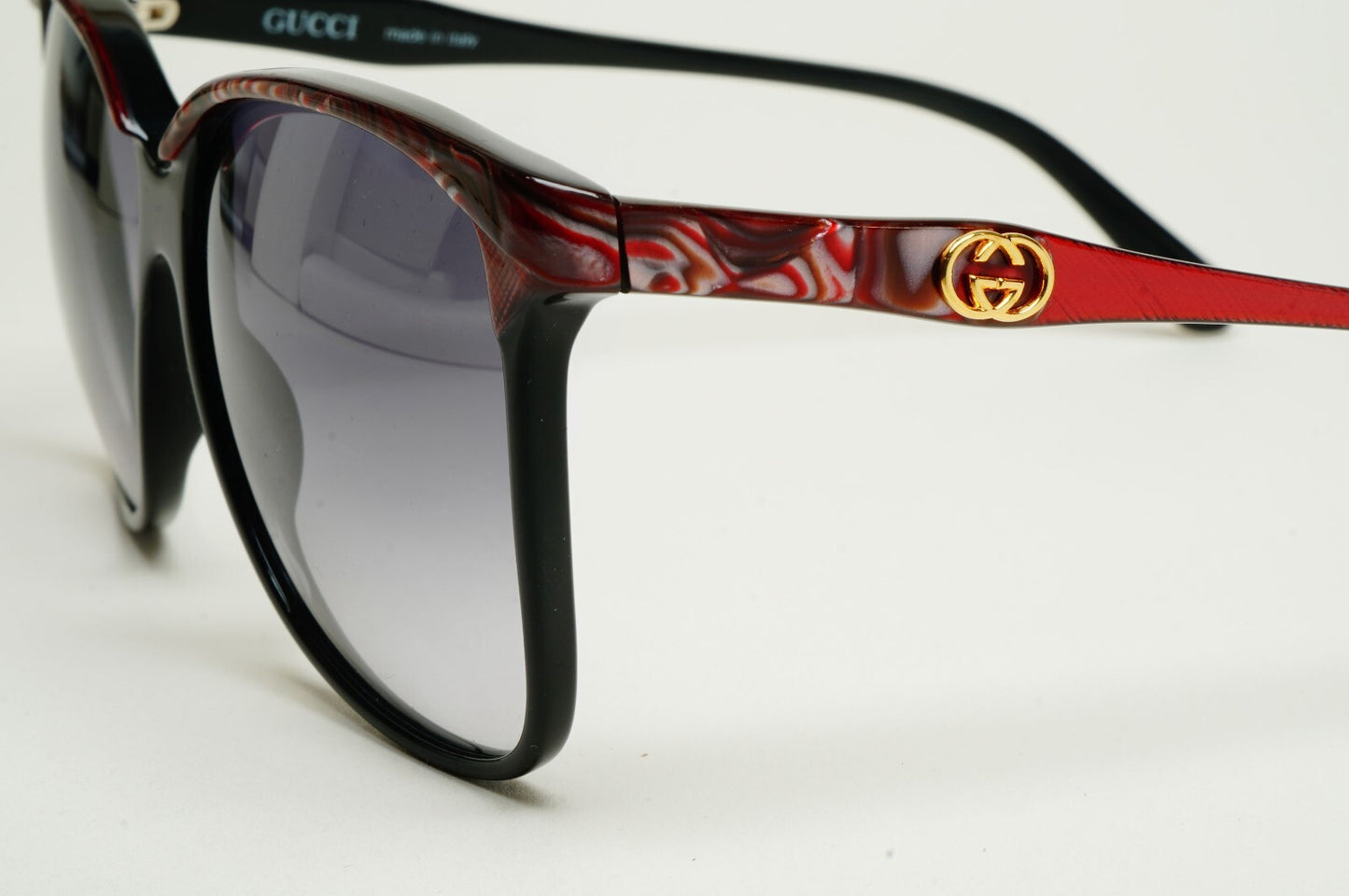 Gucci Sunglasses 1993 Dark Red Bordo Square Grey GG 2106/S 29G 62mm 200225