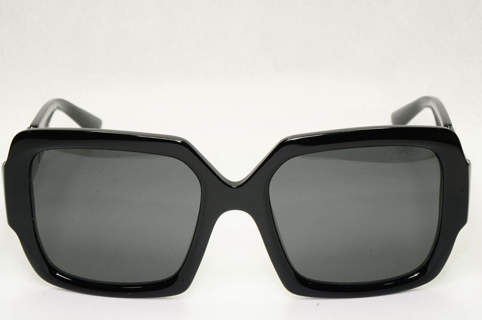 Prada Sunglasses Black Square Diamante Crystal PR21XS SPR 21X 01E-5S0